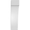 Ekena Millwork 5 1/2-in. W x 10-in. D x 22-in. H Imperial Architectural Grade PVC Knee Brace BRCP055X10X22IMP - alternate 5